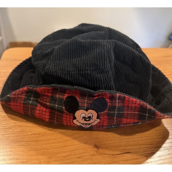 Disney Other - Disney Mickey Mouse Corduroy Bucket Hat Kidkaps Kids For Age 3-7 Vintage 90’s